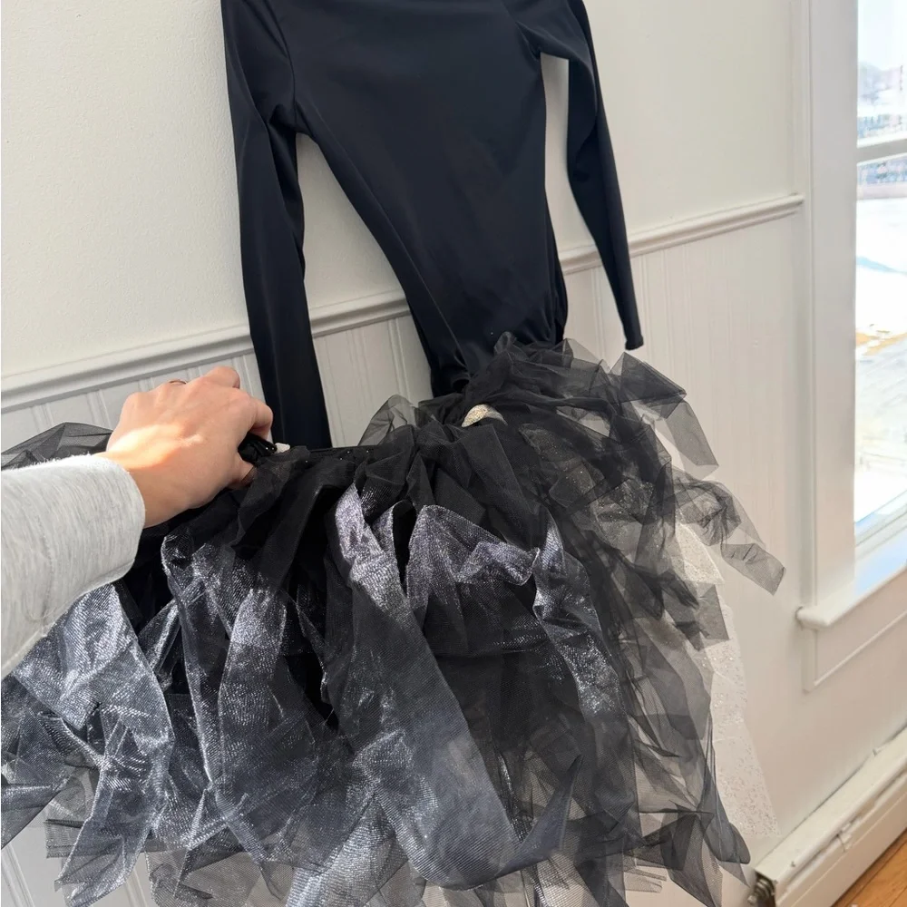 Balera Black leotard w/ Curtain Call Tulle tutu Kids Dance Costume size MC - Picture 10 of 10